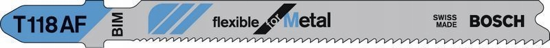 BOSCH Brzeszczot do wyrzynarki T118AF 100 szt OPIS