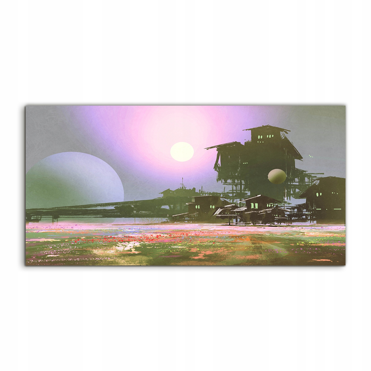 

Fotoobraz 140x70 nowoczesny Fabryka Kwiaty SciFi