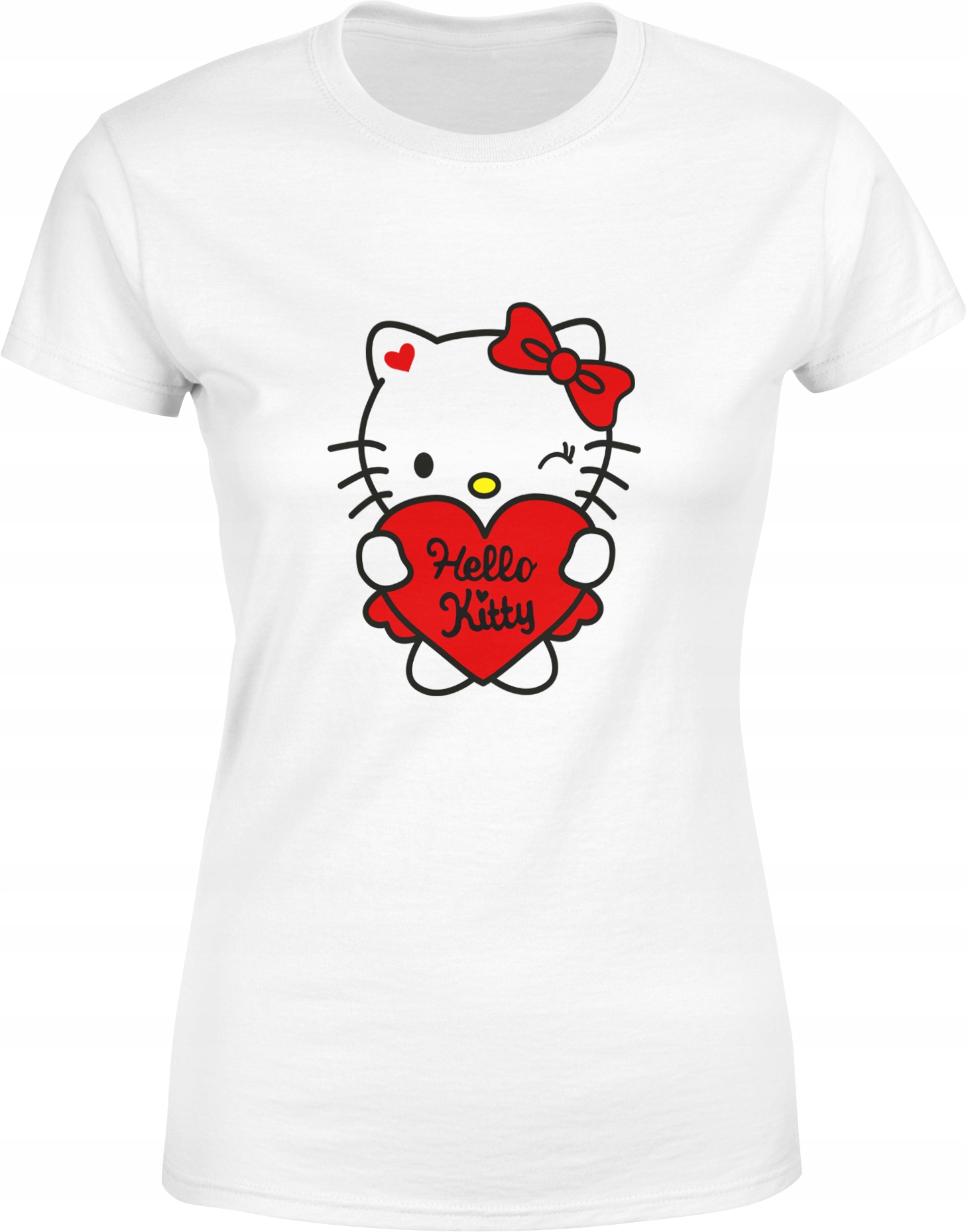 

Hello Kitty Kawaii Koszulka Kot Anime Damska R. S