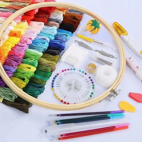 Vyšívací sada 50 mulin startovací sada pro vyšívání