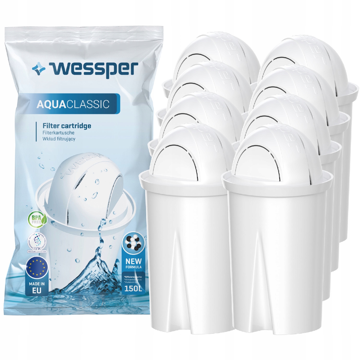 

Wessper Oryginał filtr do Brita Classic Dafi 8x