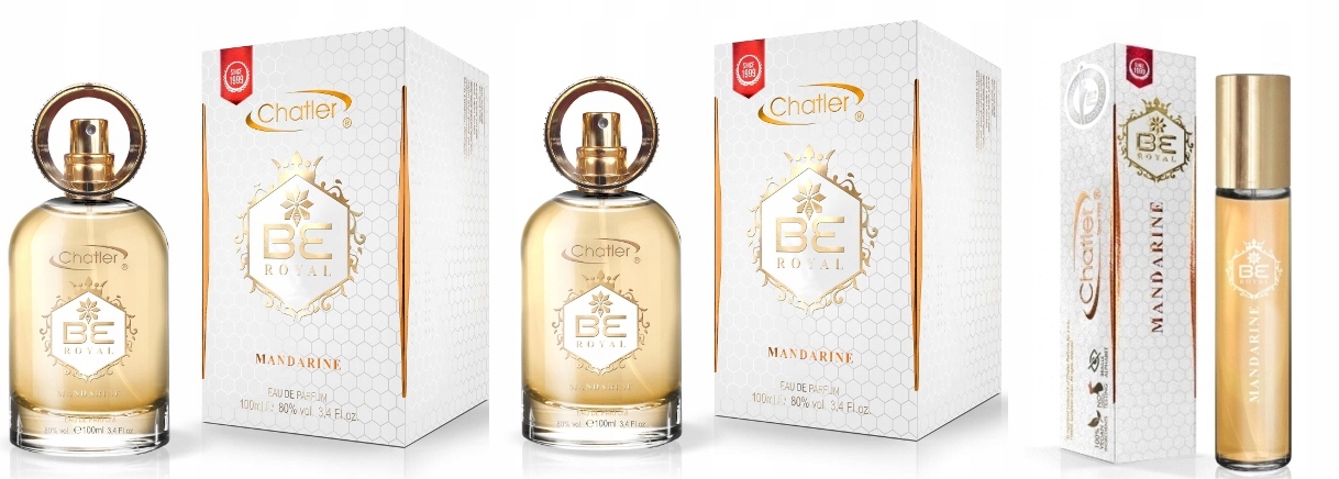 Chatler Be Royal Mandarine 2x100 ml 30 ml parfémovaná voda