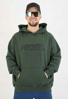 Mikina Prosto S kapucí Big Log khaki