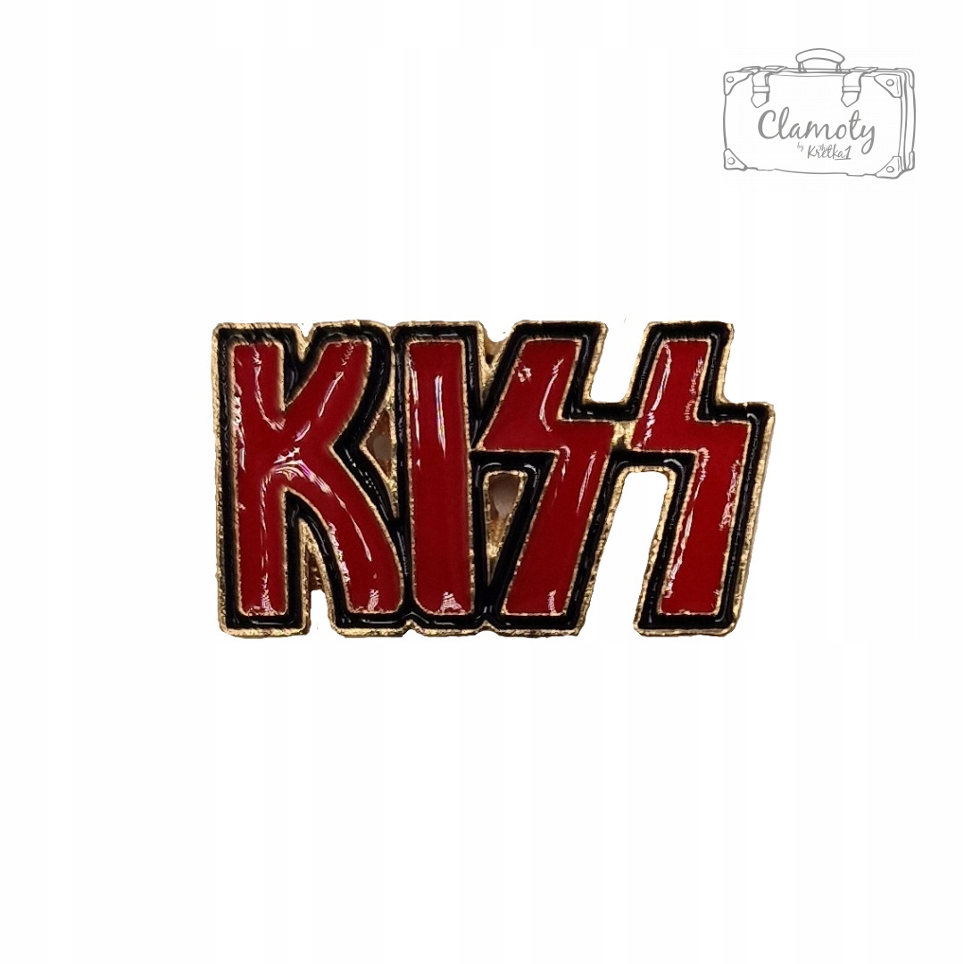 

Przypinka Metalowa Metal Kiss Rock Music