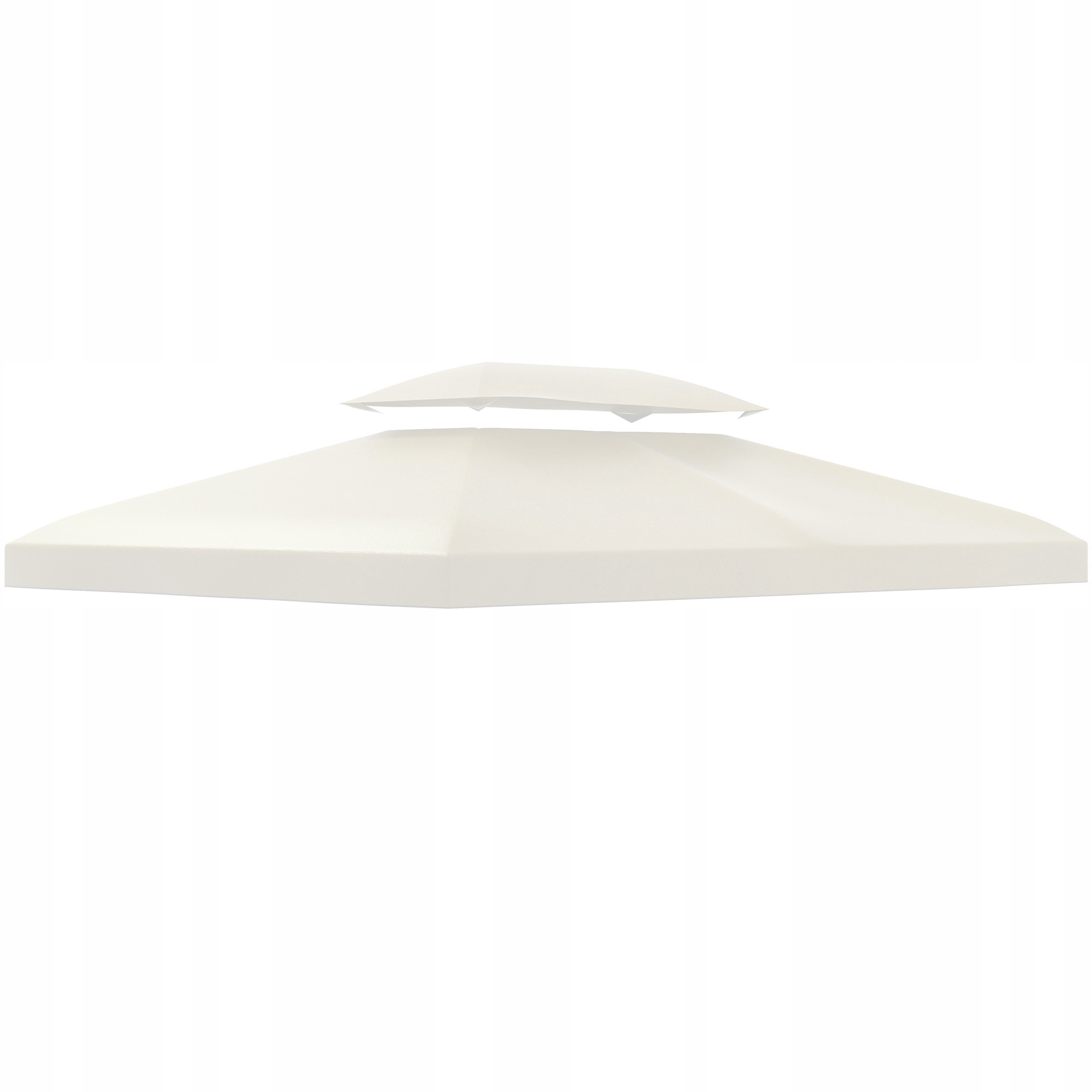 Náhradní střecha pro zahradní pavilon 4 x 3 m, krémová, polyester 180 g/m²