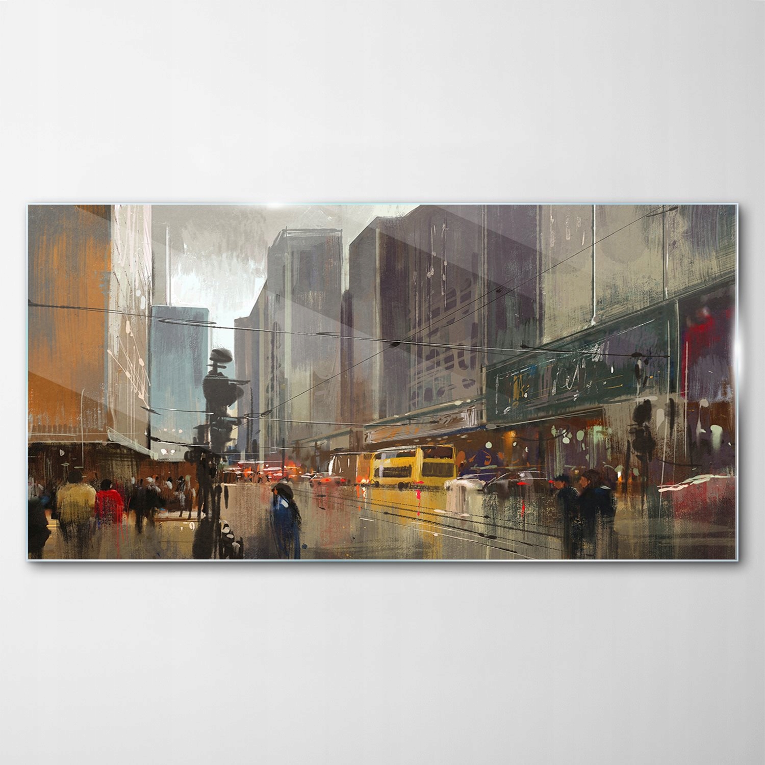 

Obraz Szklany Dekor Miejski Miasto Budynki 120x60