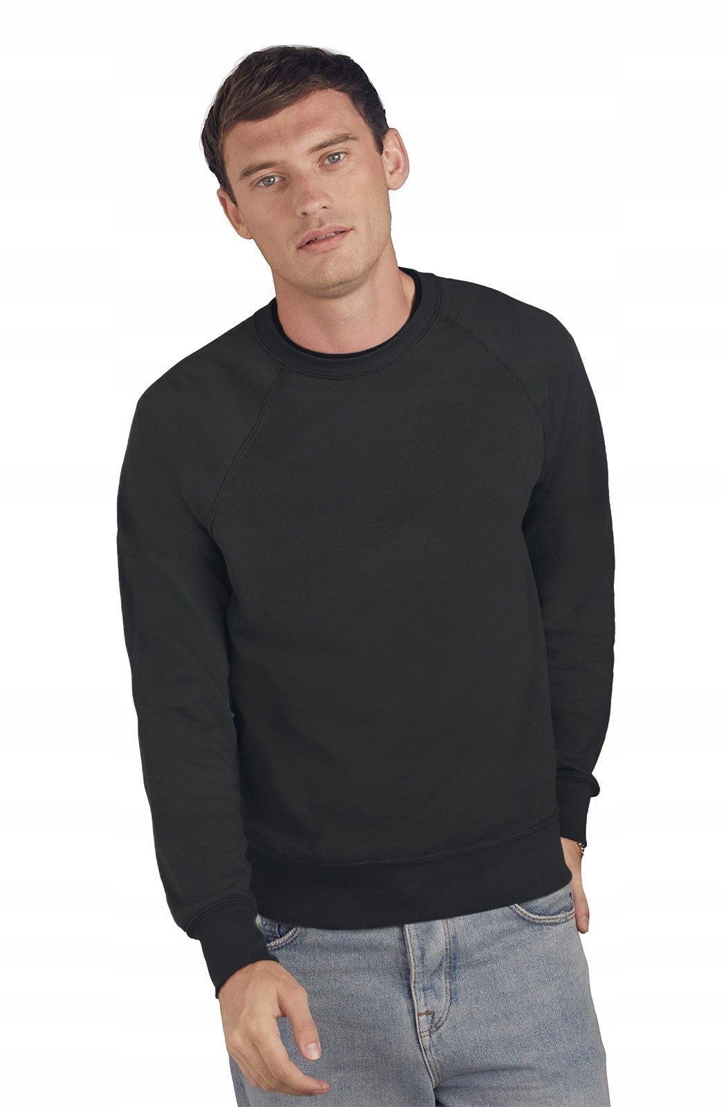 

Męska bluza Fruit raglan 240g Light czarna 2XL