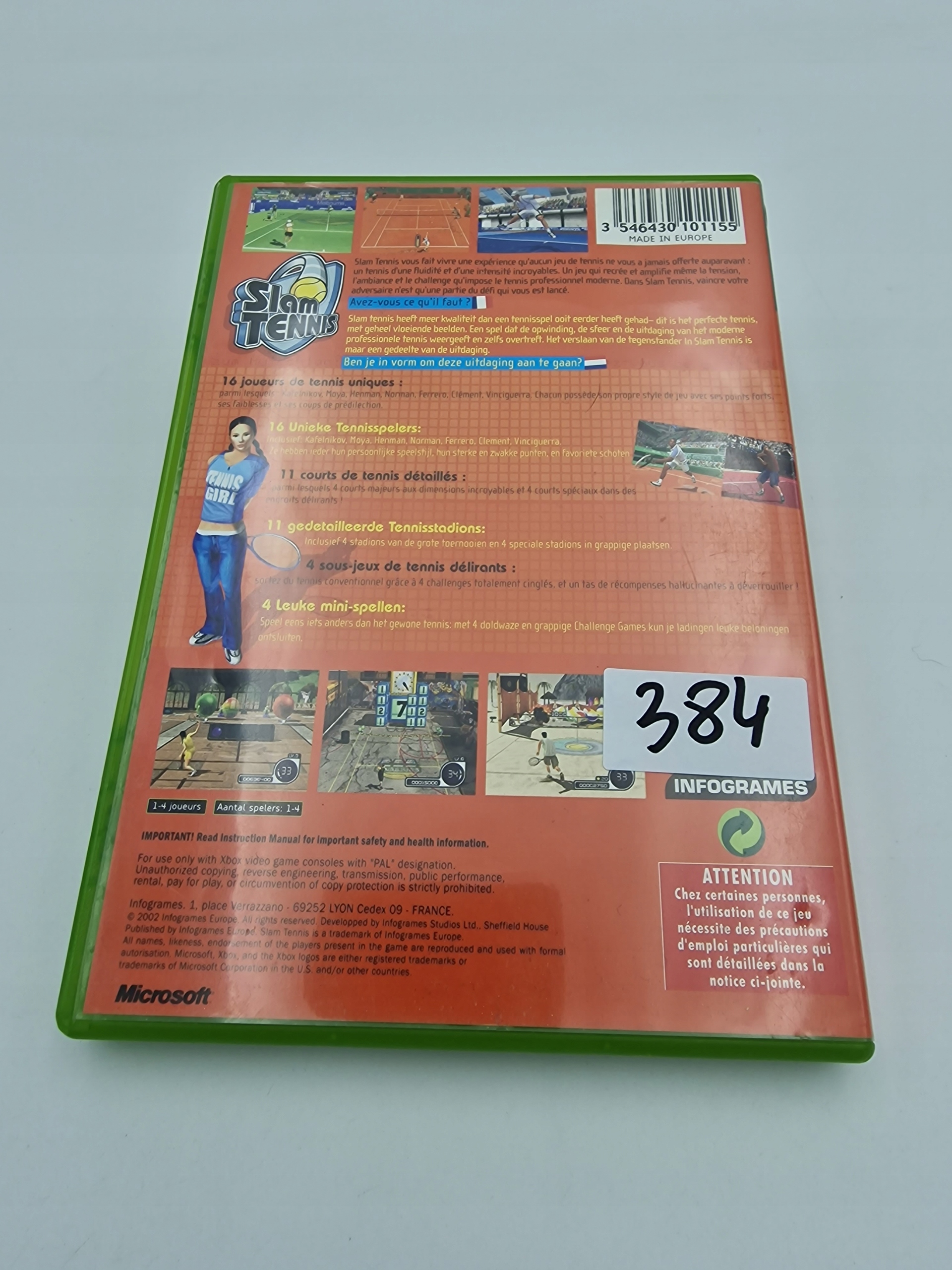 XBOX SLAM TENNIS Platforma Microsoft Xbox