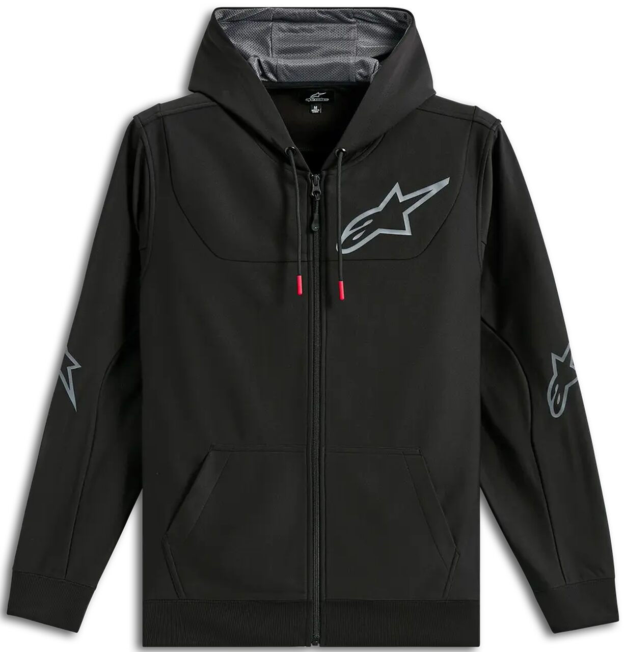 Mikina s kapucňou Alpinestars Sessions V3 Zip Hoodie Black XL