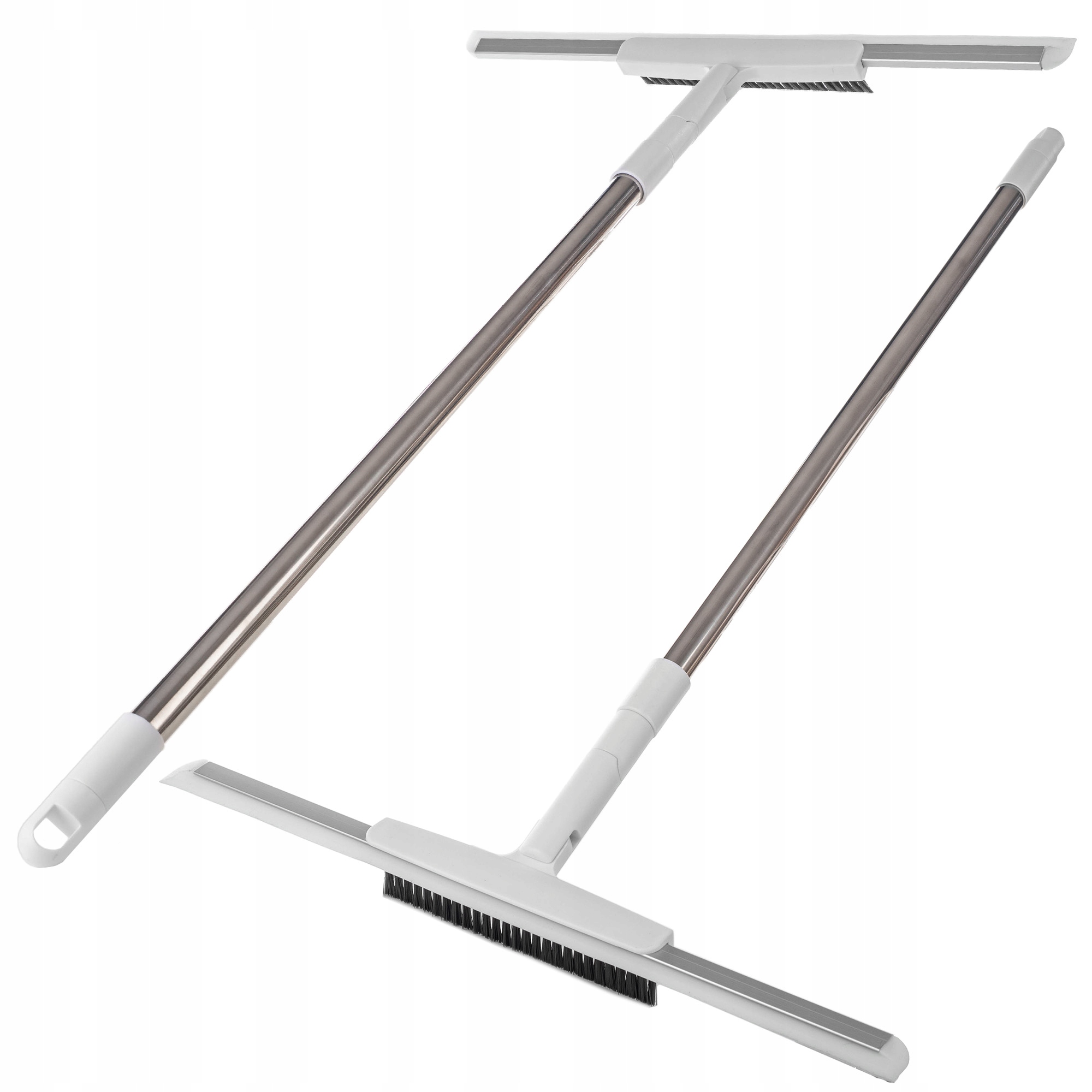 Levně Stěrka Na Vodu Skel Sprchového Koutu Oken Kartáč 2v1 Teleskopická