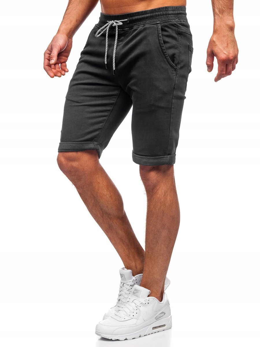 

Krótkie Spodenki Czarne KG3723 DENLEY_42/3XL