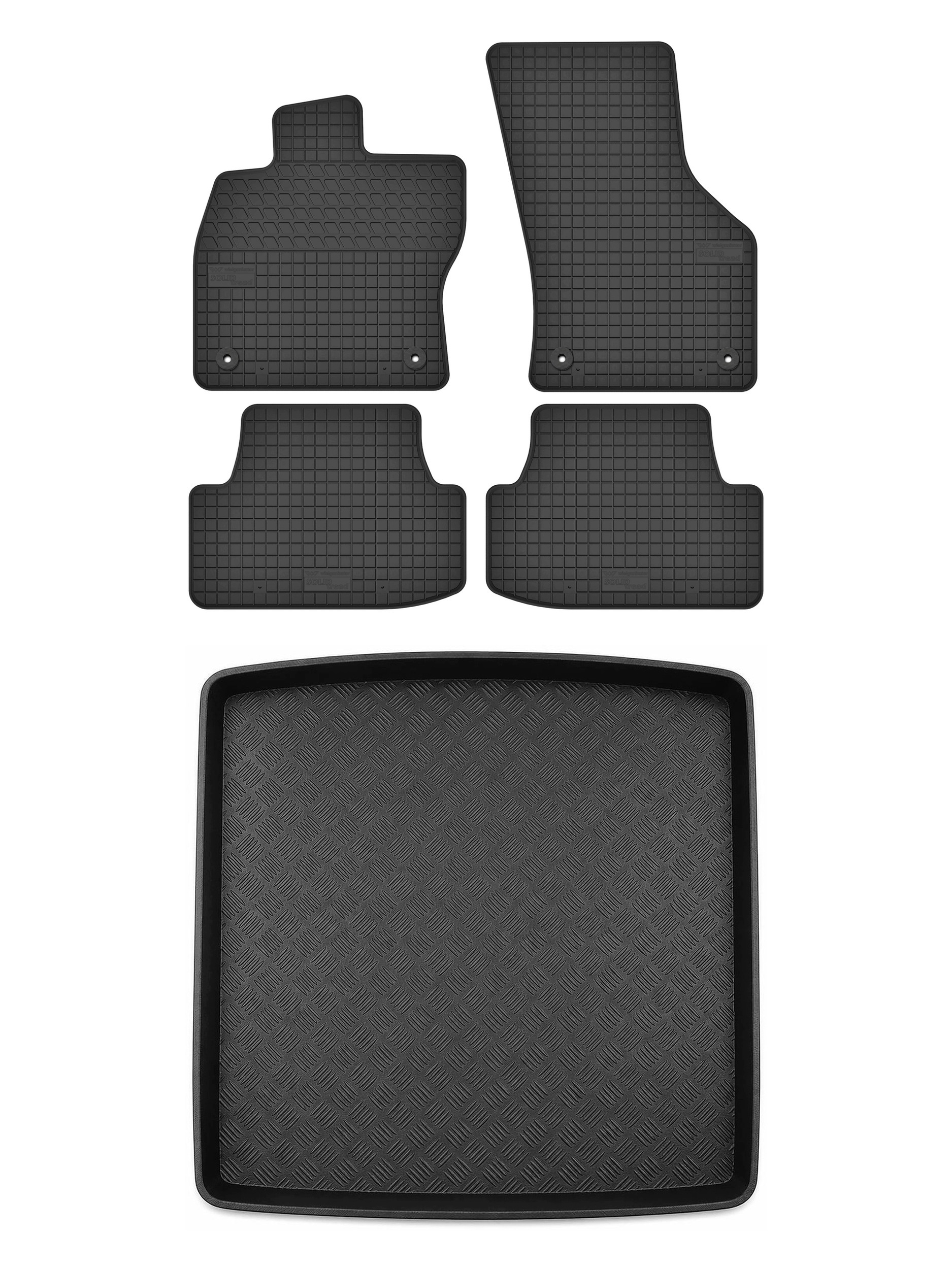 Gumové rohože SolidTread rohož batožinového priestoru pre: Seat Leon III 2014-2020