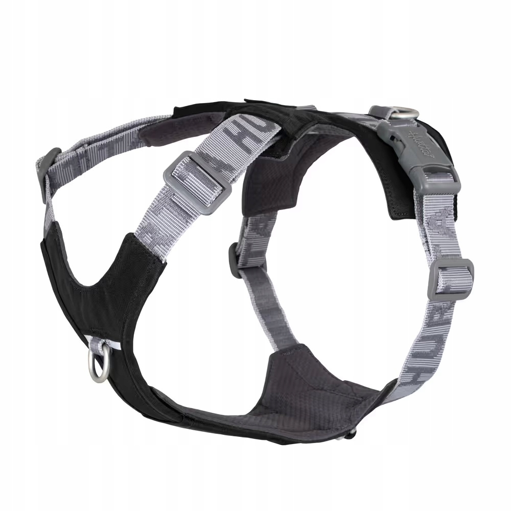 Levně Hurtta Rover Harness Raven beztlakové postroje pro psa, černé 45-60