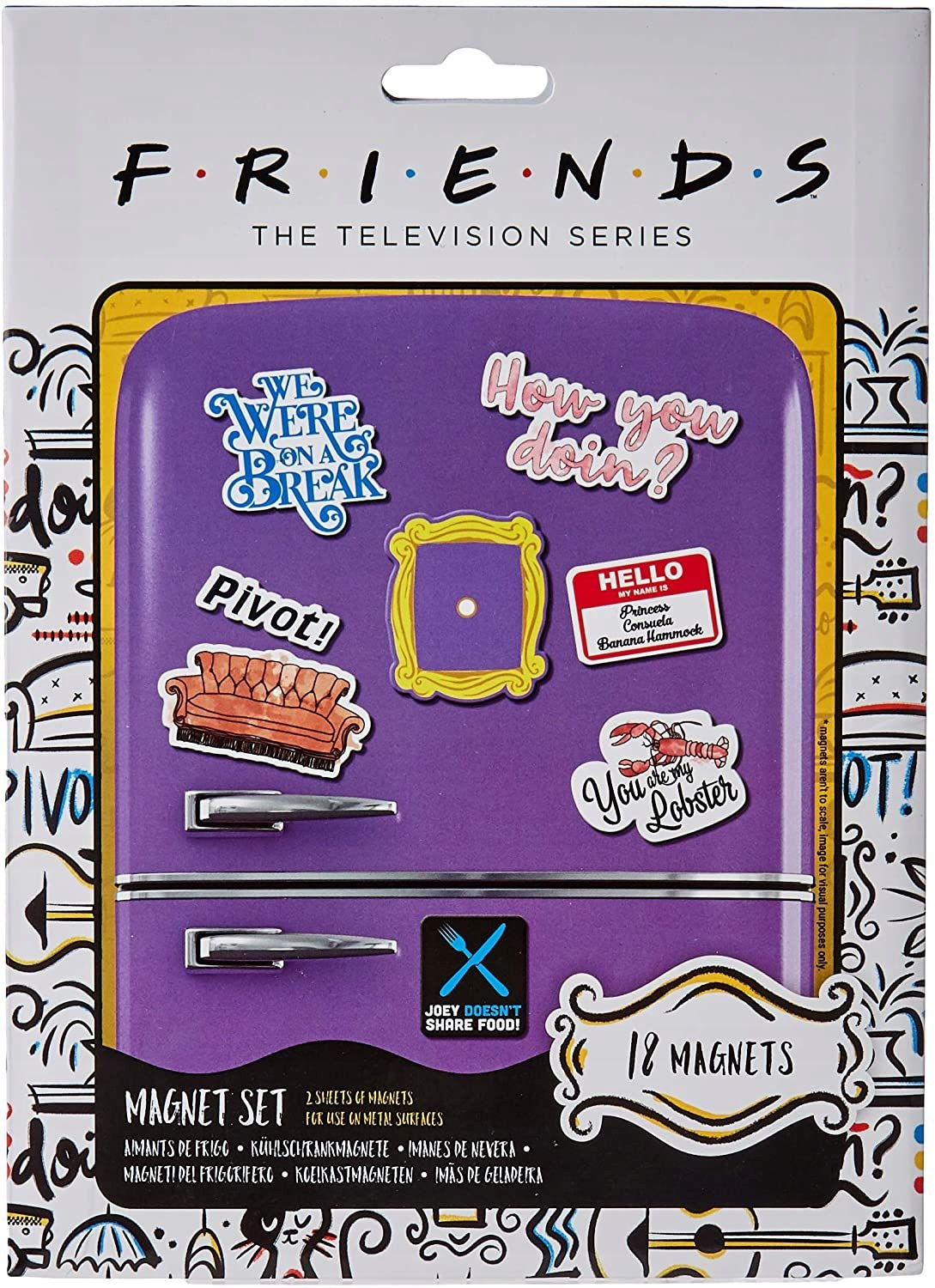 

Friends (how You Doin') Zestaw Magnesów (przyjacie