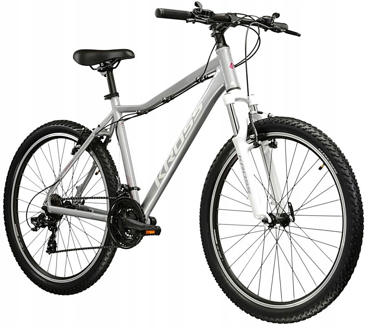 Rower górski Kross Lea 1.0 D 26 S Mtb Active Lea 2026 srebrny biały