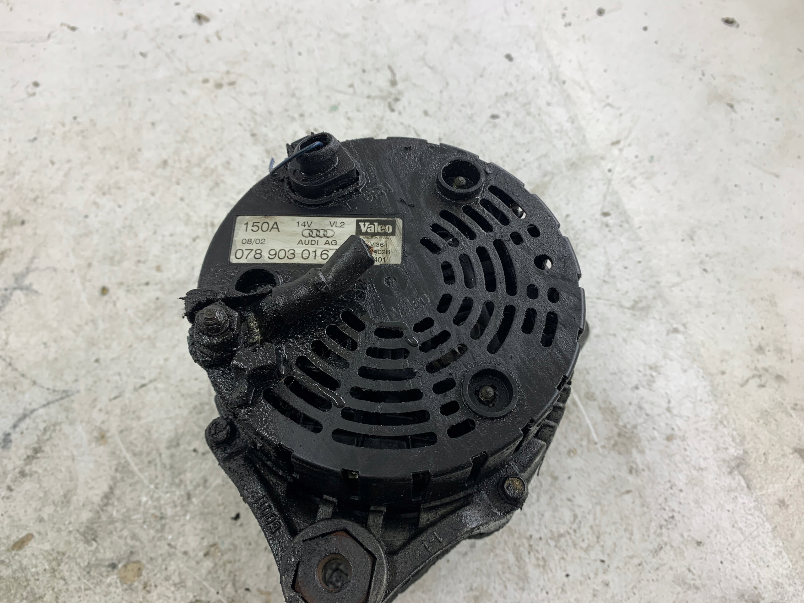 AUDI A4 B6 2.4 ALTERNATOR 078903016R 150A
