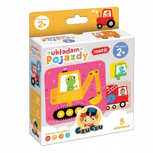 

CzuCzu Pierwsze puzzle Układam pojazdy 2+