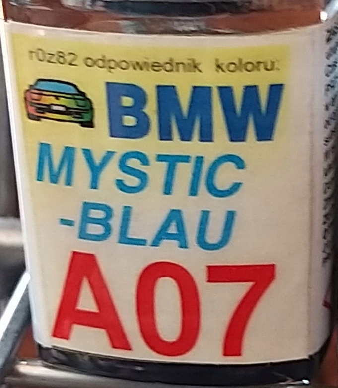 

Zaprawka Lakiernicza Bmw A07 mystic blau