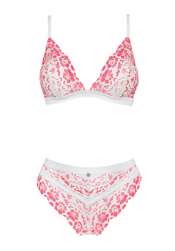 OBSESSIVE KOMPLET BIELIZNY 2-CZĘŚCI BLOOMYS L/XL Marka Obsessive