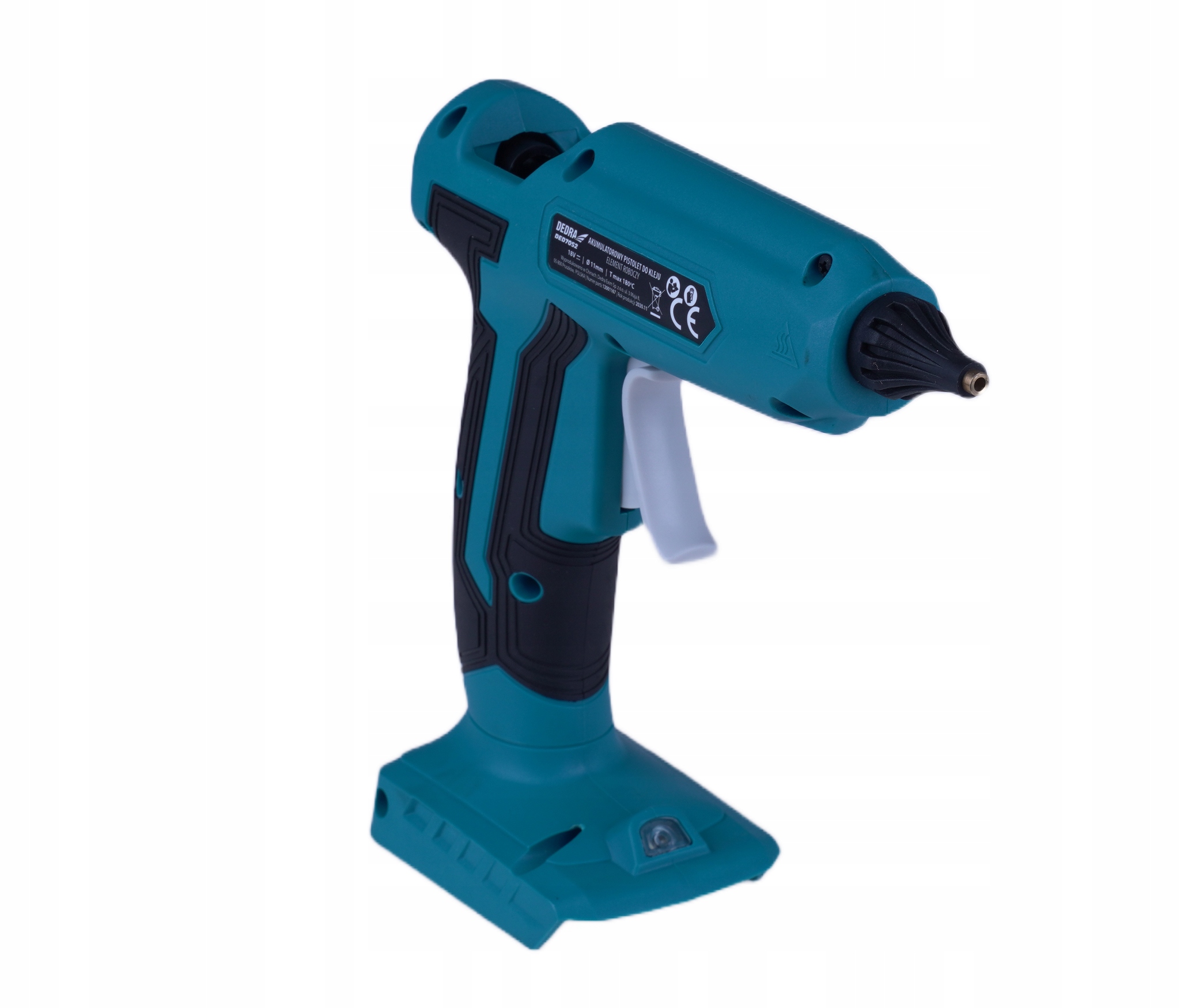 Dedra DED7052 Pistolet do kleju akumulatorowy SAS+ Temperatura maksymalna 180°C