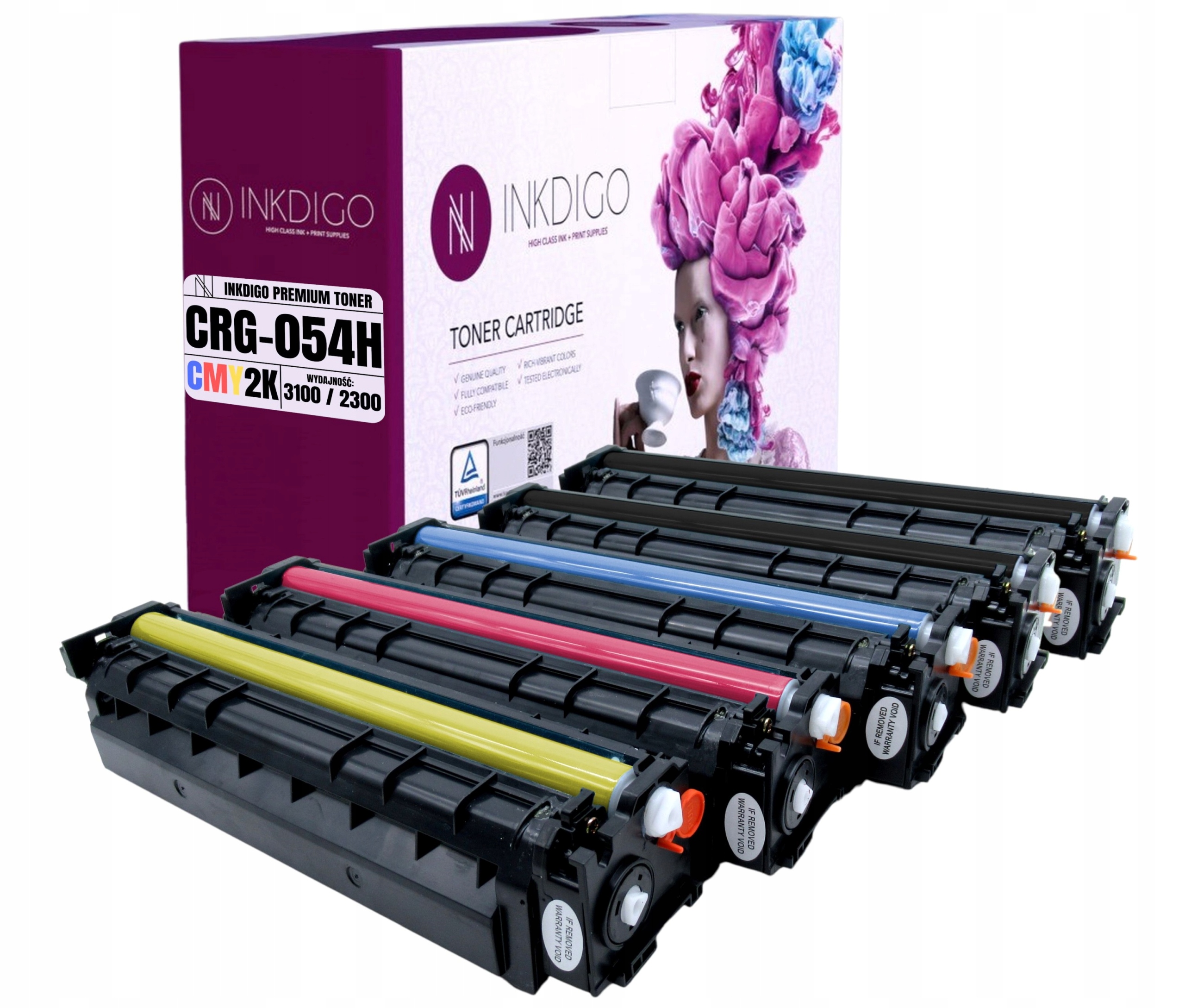 5x Toner CRG-054H canon a sensys mf664cdw toner