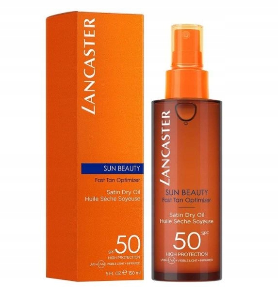 Lancaster Sun Beauty Fast Tan Optimizer Spf 50 suchy olejek do ciała 150 ml