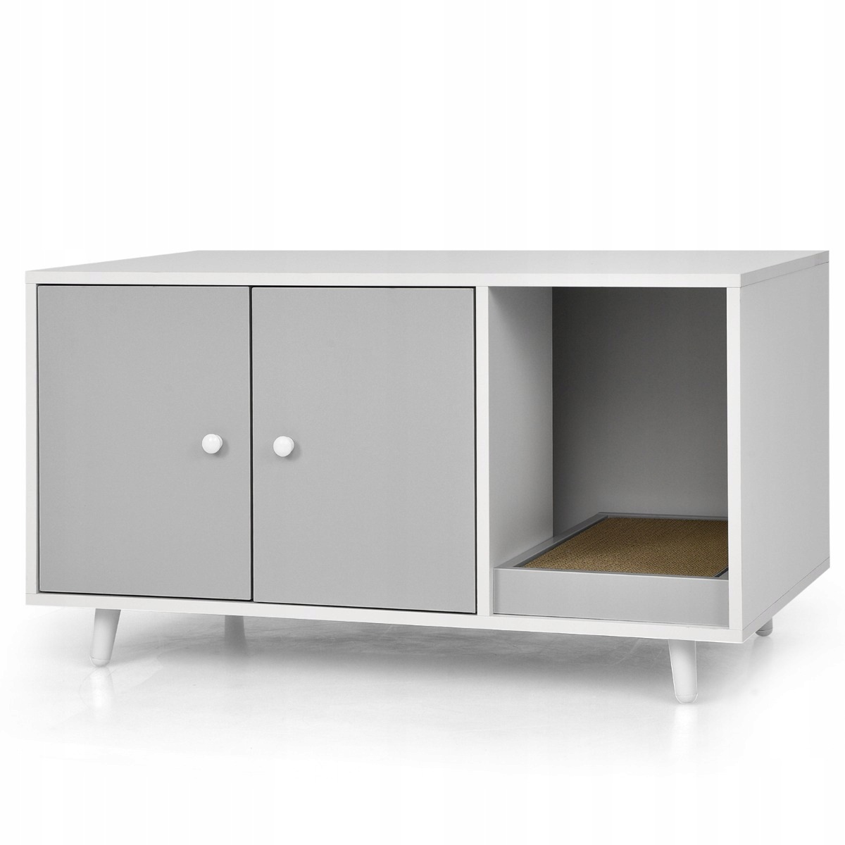 Skříňka pro kočky 3v1 Škrabadlo Domeček pro kočky 90 x 50 x 50 cm