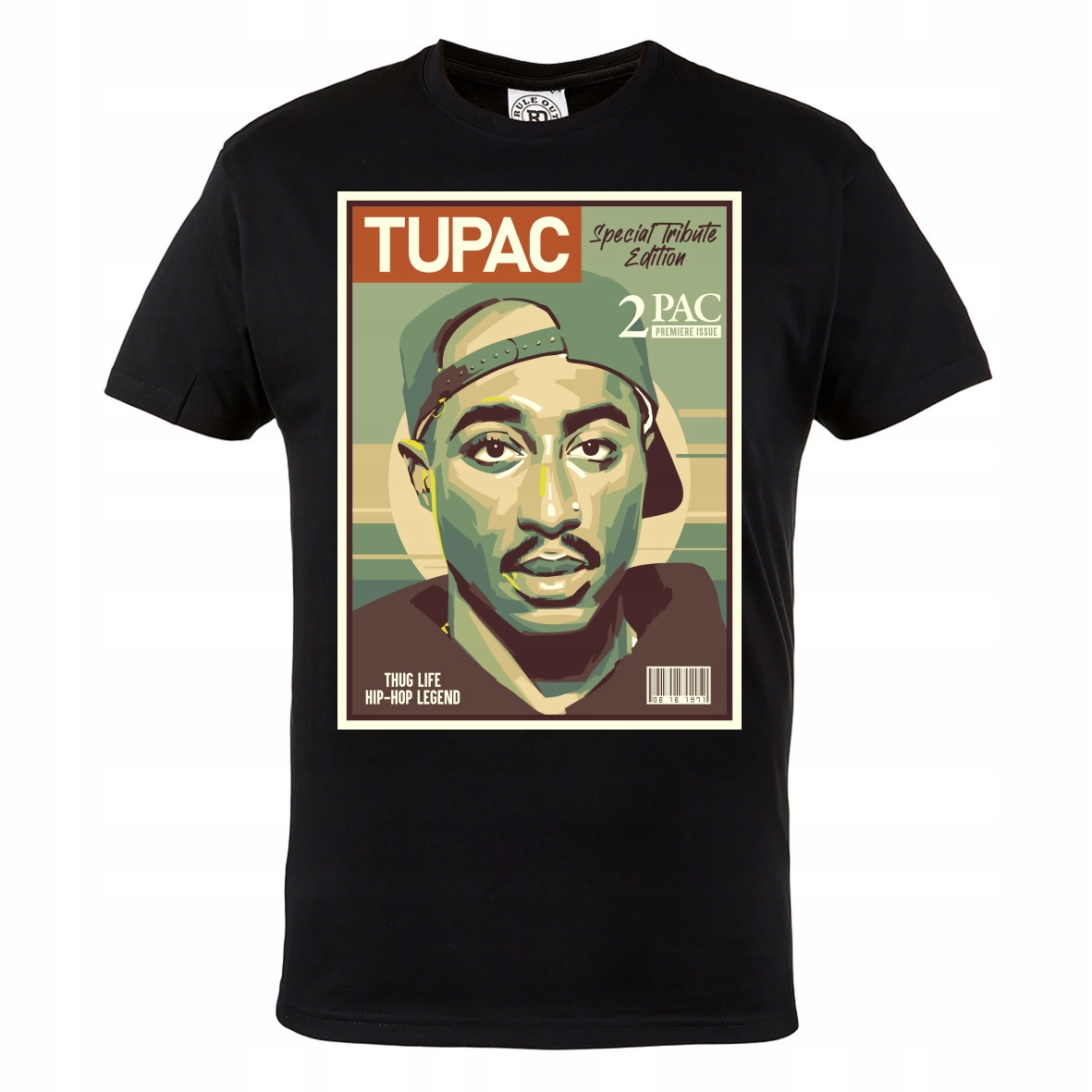 

Męska Koszulka Muzyczna Tupac Rap Hip Hop