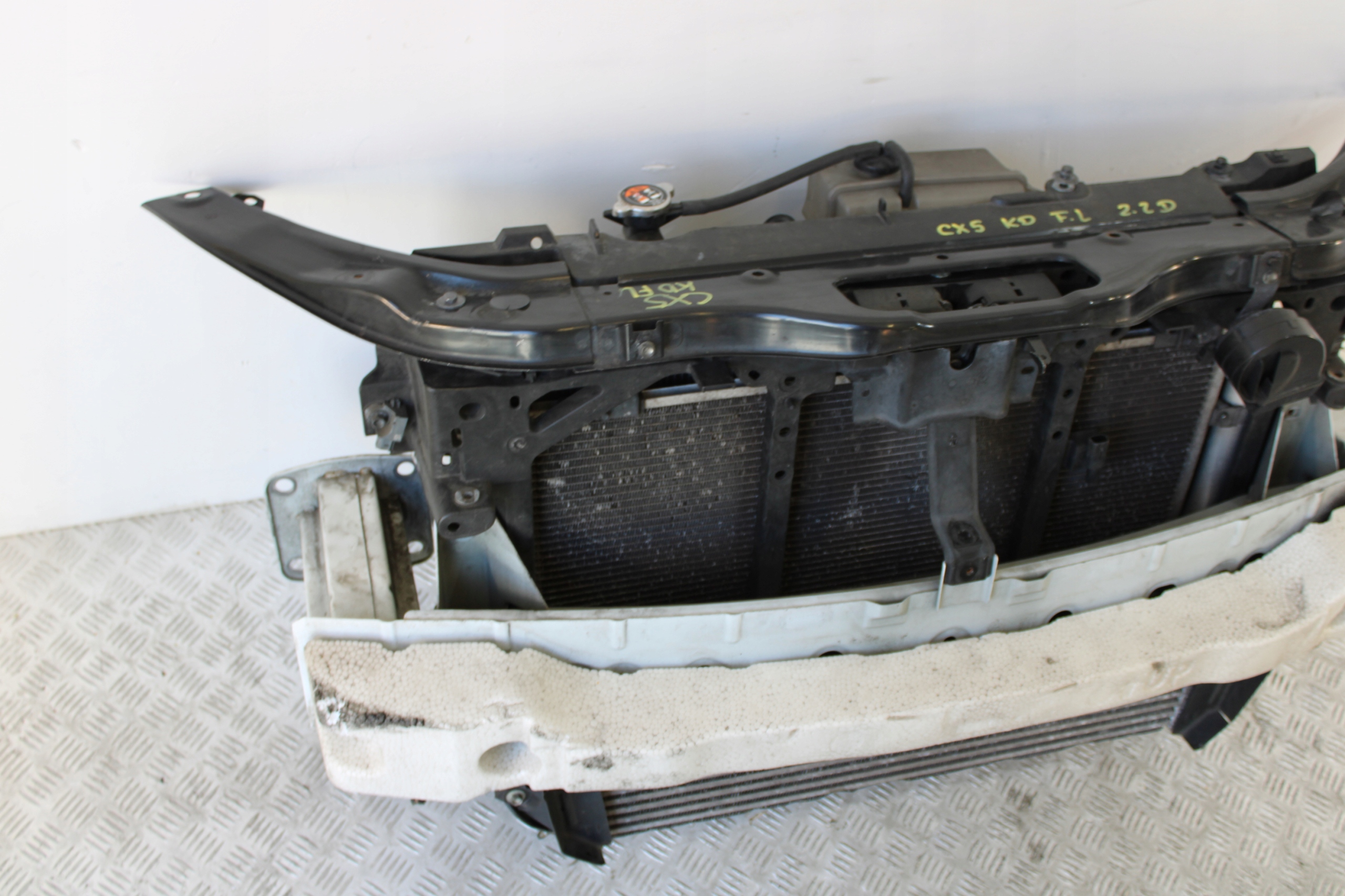 support panel for radiators front pillar fans MAZDA CX5 KD 2,2D