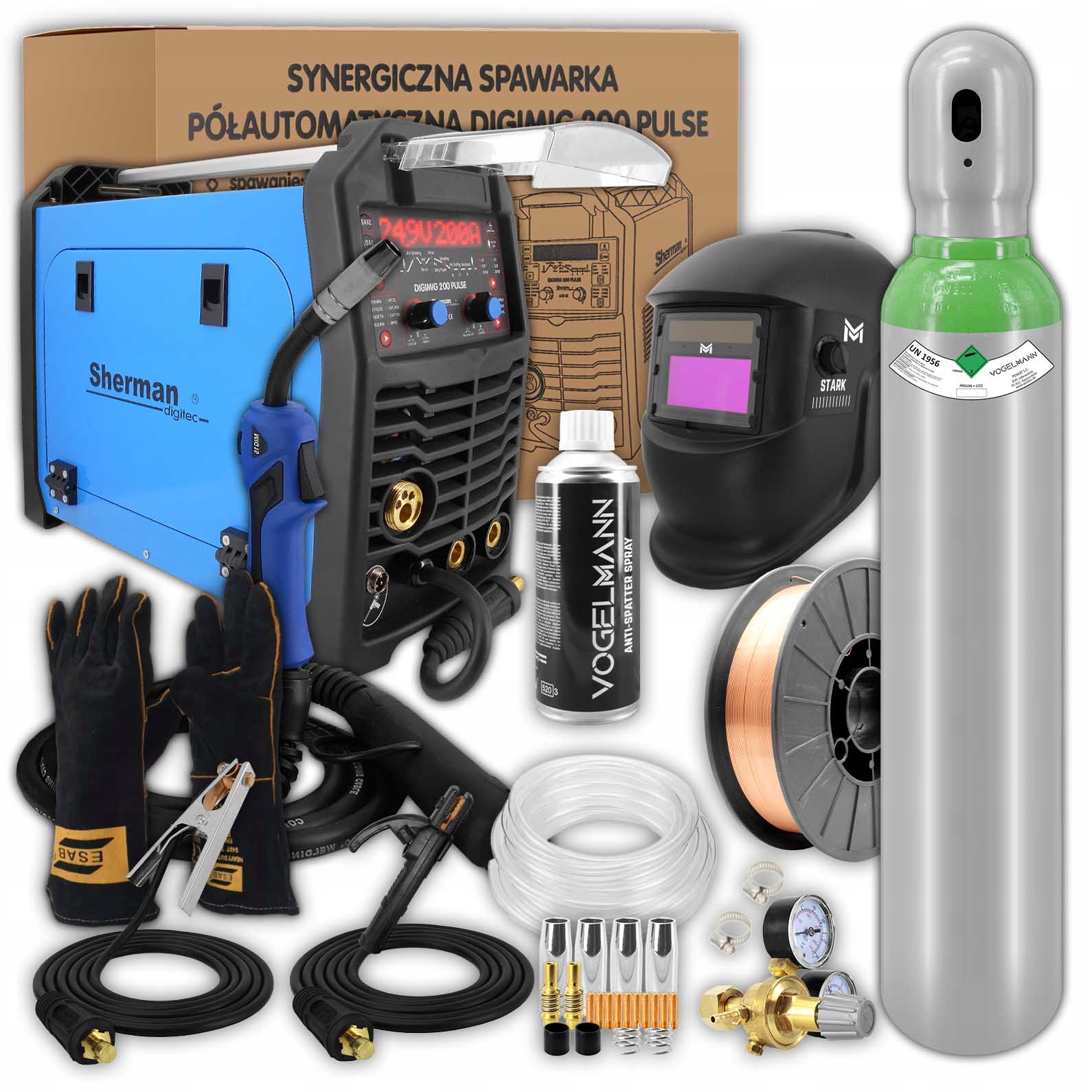 

Zestaw Spawarka synergiczna Digimig 200 Pulse Mig