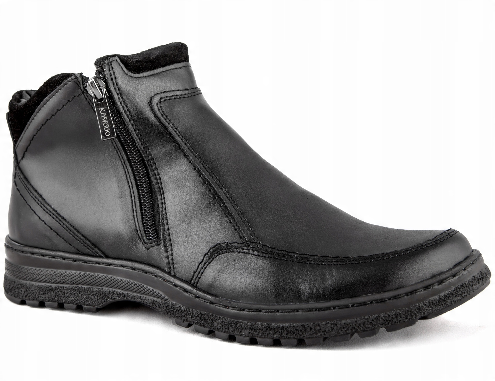 

Buty męskie zimowe Lekkie ocieplane Skórzane 43
