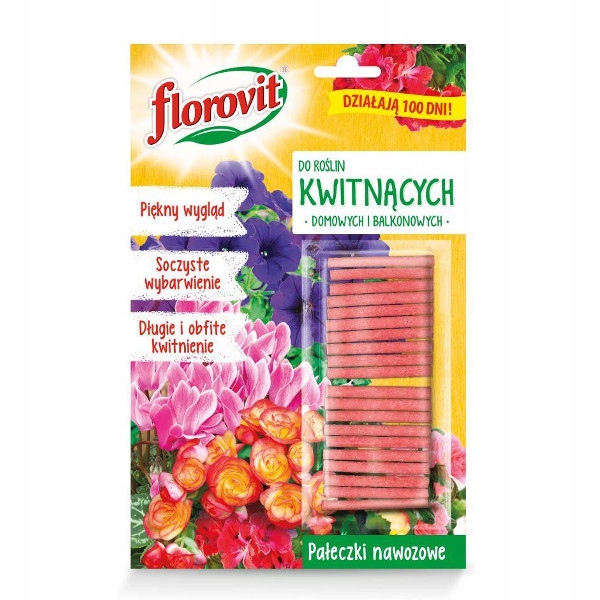 

Florovit pałeczki nawozowe do roślin kwitnących