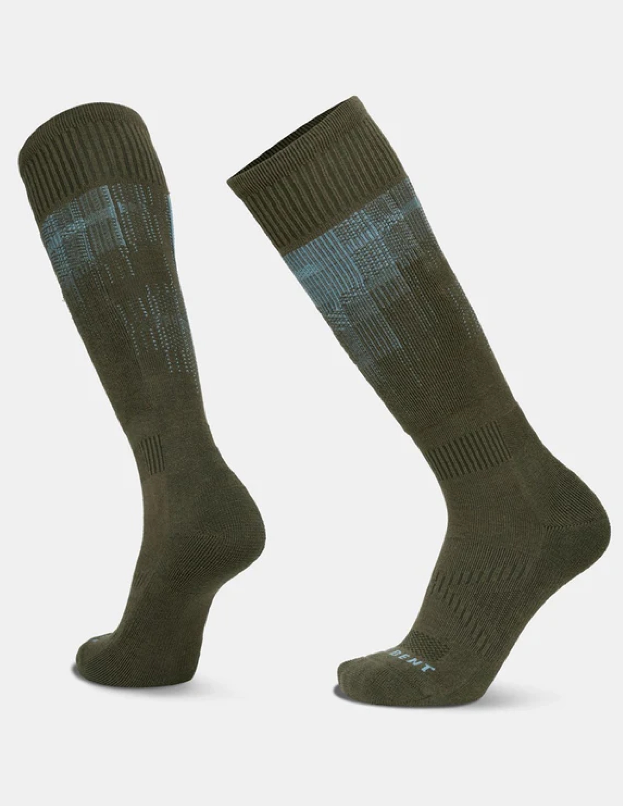 Ponožky Lé Bent Pixel Light Cushion Snow Sock Zelená M