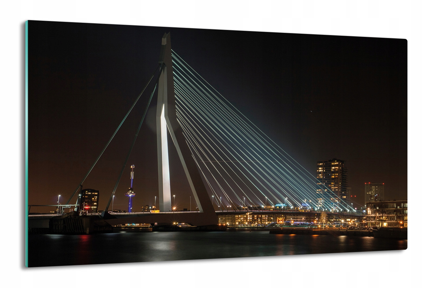 

osłona na płytę indukcyjną 80x52 Most rzeka miasto