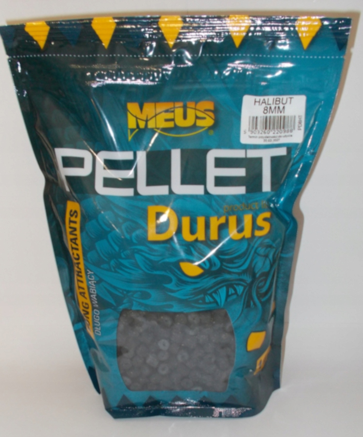Pellet durus z dziurą 8mm/halibut/1kg