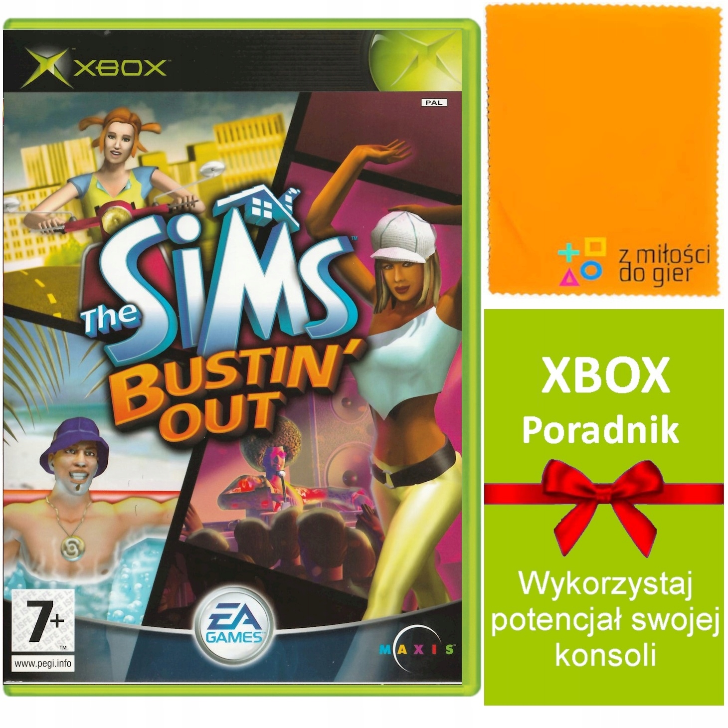 gra na XBOX CLASSIC THE SIMS BUSTIN' OUT Twoje Simy wychodzą na MIASTO!