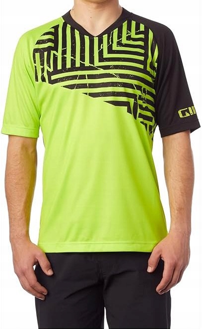 Koszulka Giro Roust Mtb Jersey Black Lime M %%%