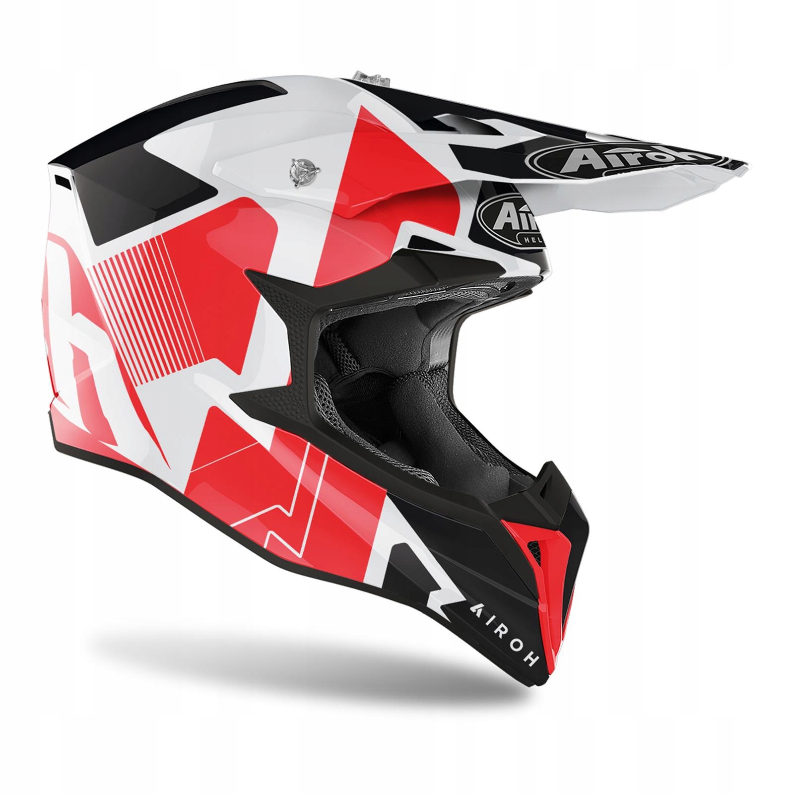 Kask integralny AIROH WRAAP RAZE RED GLOSS L