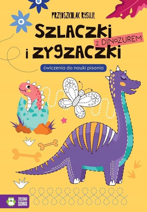 

Szlaczki i zygzaczki z dinozaurem