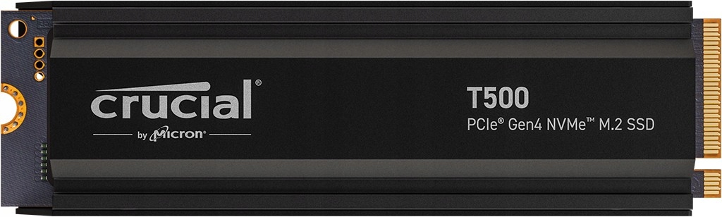 Crucial Ssd disk T500 4TB M.2 NVMe 2280 PCIe 4.0 7000/6900 Radiátor