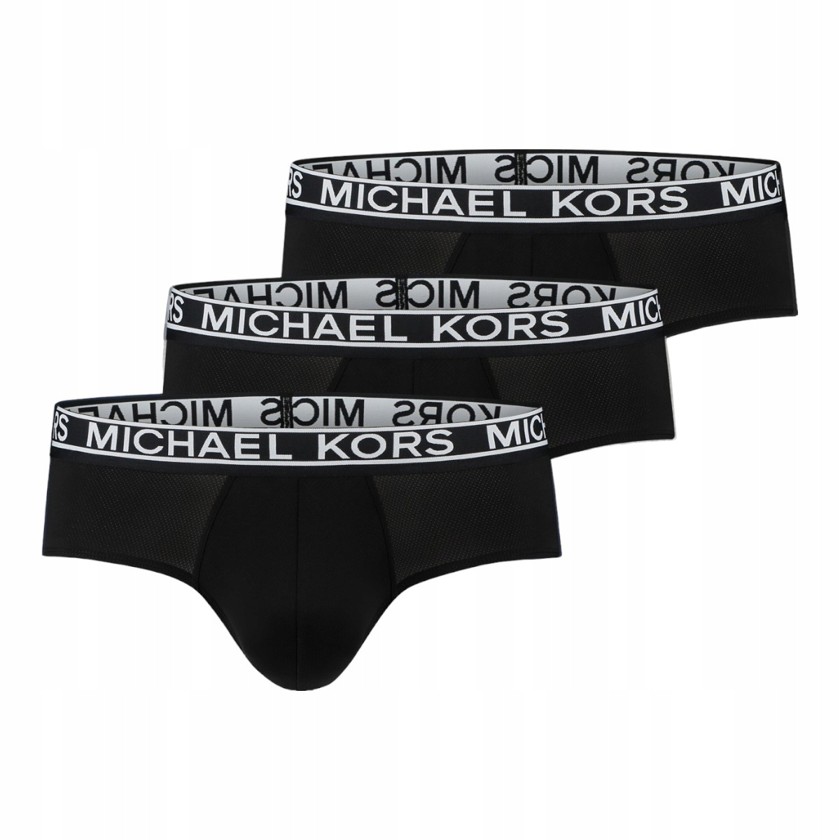 Michael Kors Pánské Boxerky Slipy Mt Basic Lrb 3PK Černé vel. L