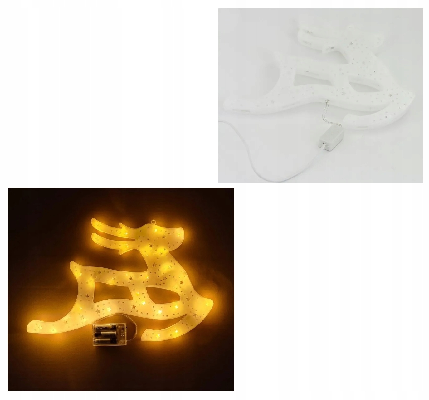 OZDOBA ŚWIĄTECZNA LED LAMPKI RENIFER NA OKNO EAN (GTIN) 5904316195984