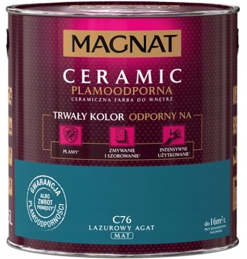 

Farba Magnat Ceramic 2,5L C76 Lazurowy Agat