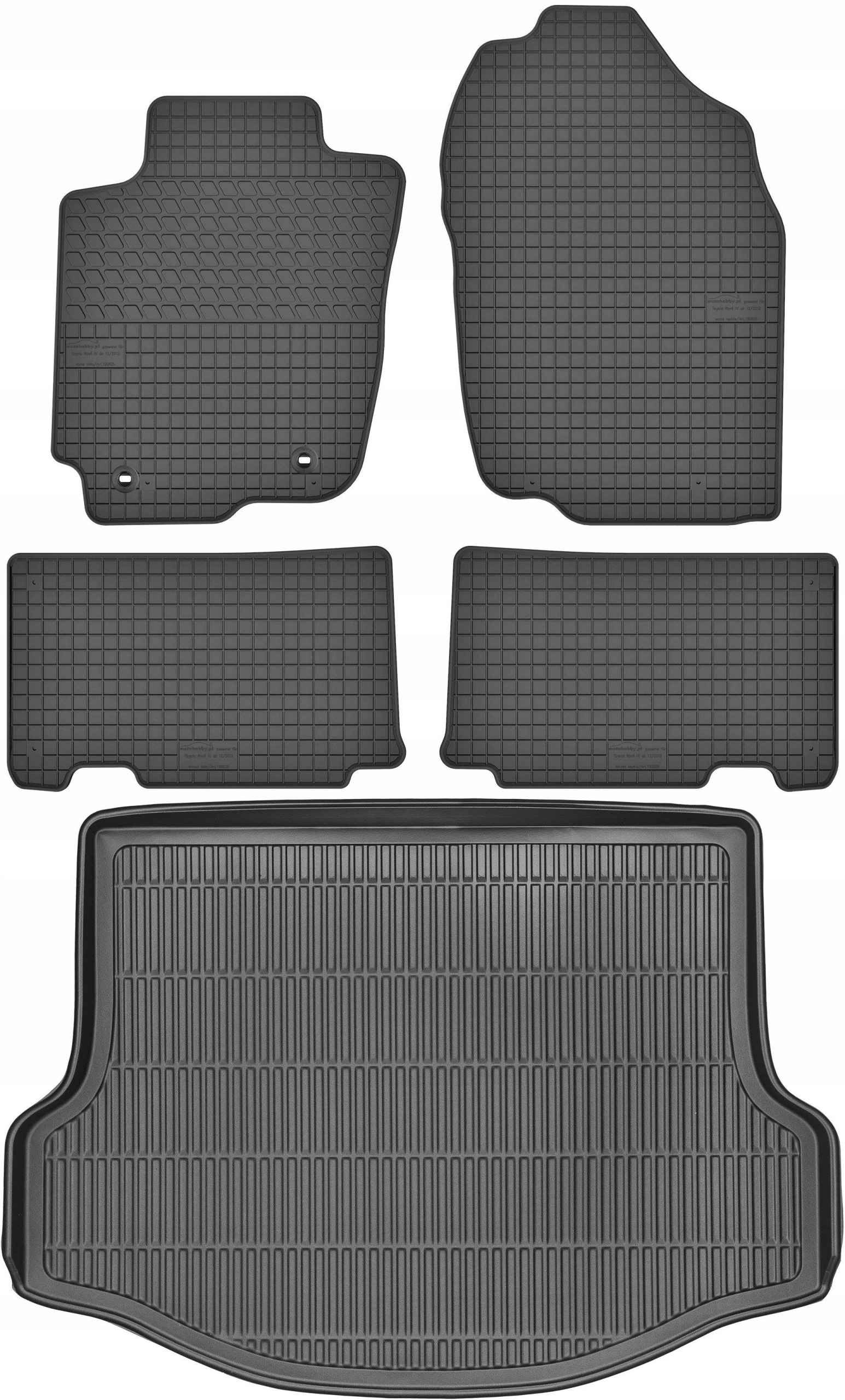 Toyota Rav-4 IV Suv 13-19 Gumové stierače rohož batožinového priestoru