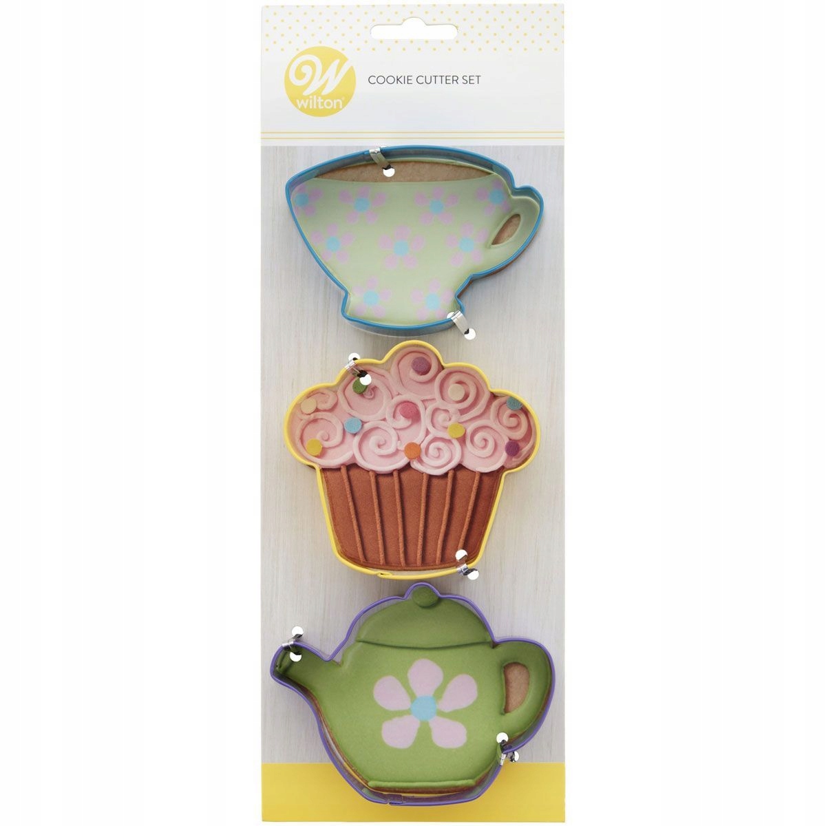 

Zestaw foremek do ciastek Wilton Tea Party, 3 szt.