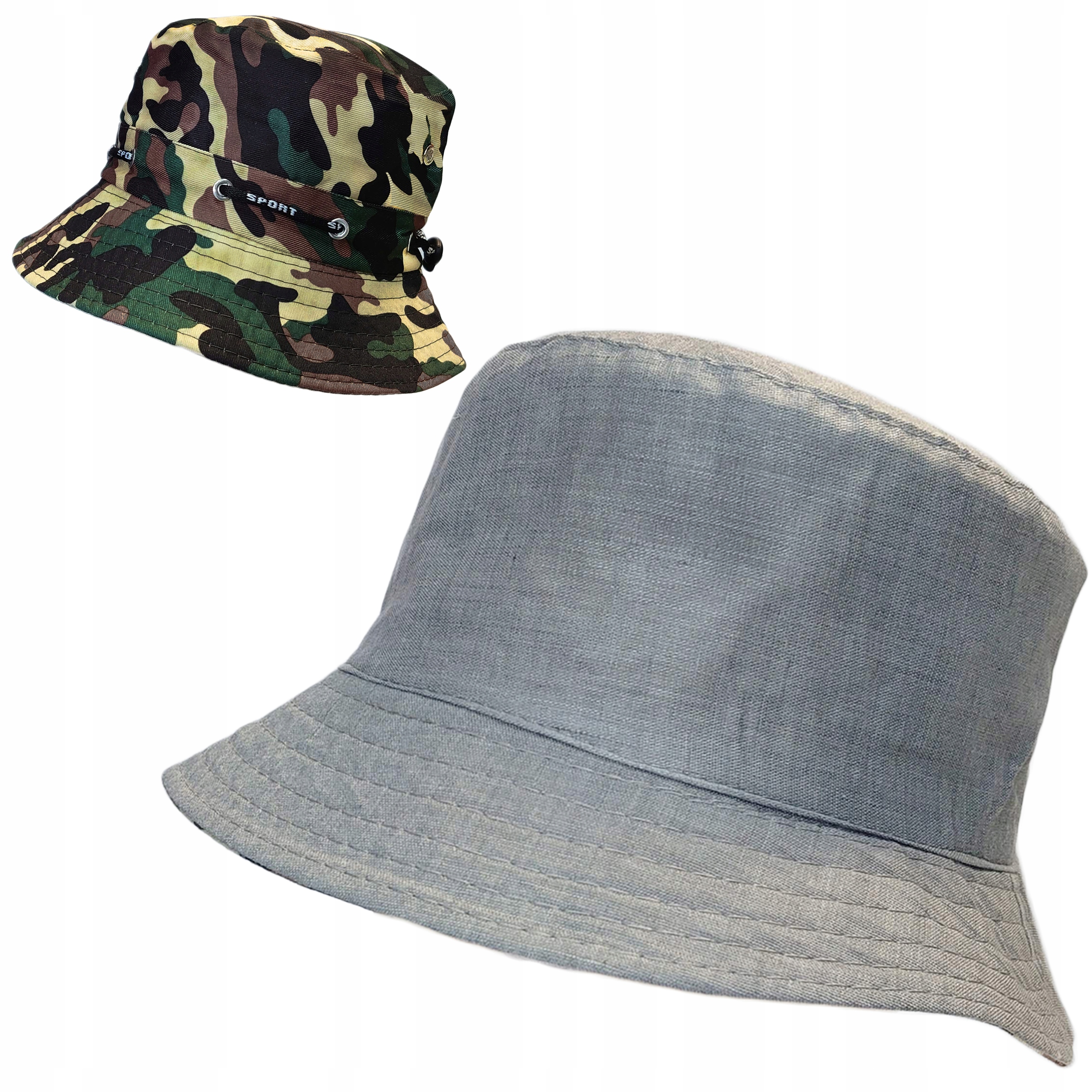 

Kapelusz Bawełniany Dwustronny Bucket Składany