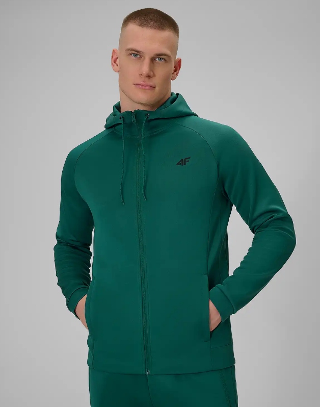 4F pánská rozepínací mikina s kapucí m632 velikost XL