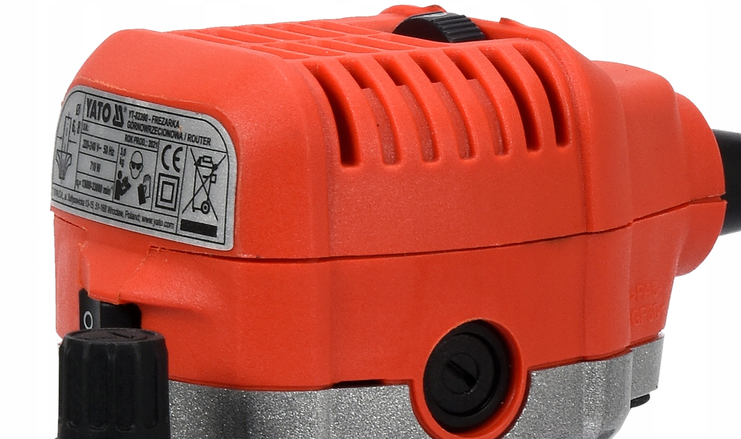 Frezarka krawędziowa WYCINARKA 6/8mm 710 W GÓRNOWRZECIONOWA DO DREWNA YATO Seria GRE