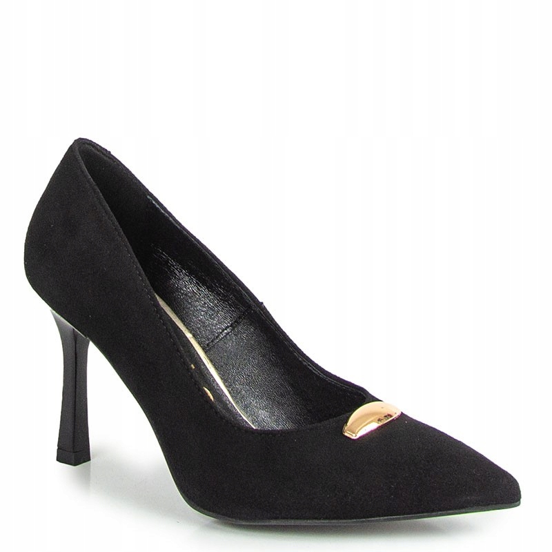 CheBello 4864 Černé Kožené Lodičky 38