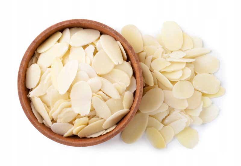 Mandle Plátky 1 kg madlové plátky řezané čerstvé mandlové vločky kvalita